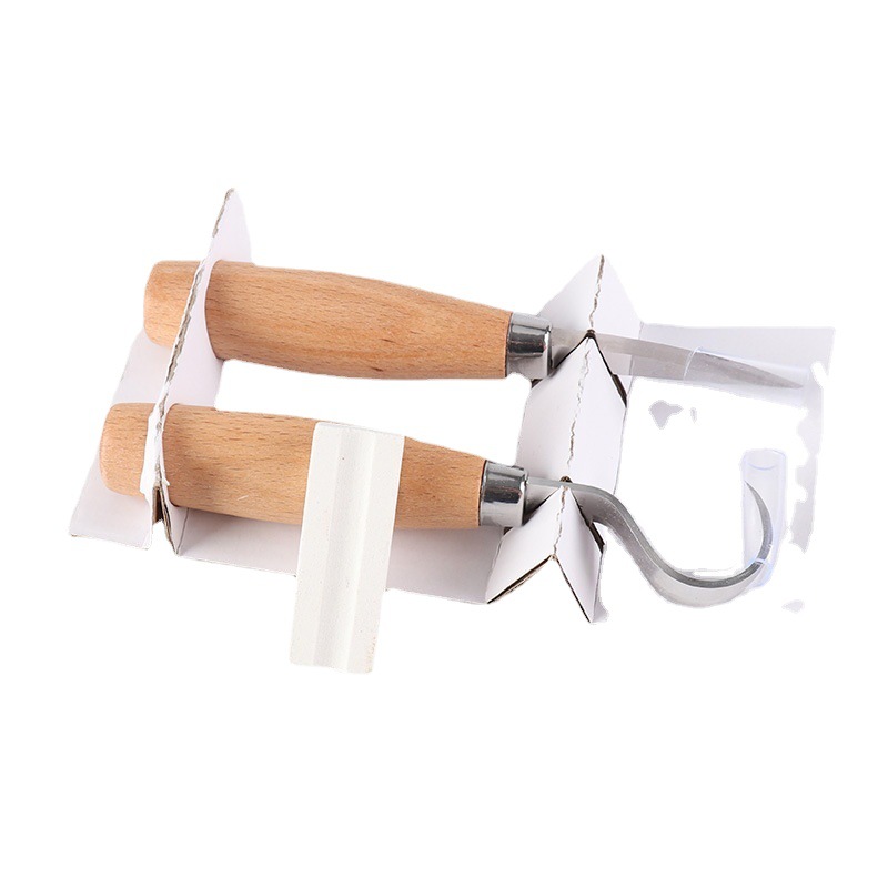 420J20 Acero inoxidable transfronterizo Comercio exterior cuchillo de talla cuchillo de corte de madera cuchillo de raspado de madera cuchara cuchillo carpintería talla traje al por mayor