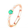 Metal fresh copper ring, Amazon, diamond encrusted