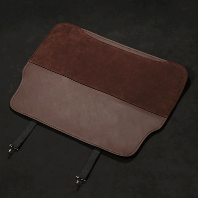Back Protection Pad, Alcantara | Chair back anti-kick pad