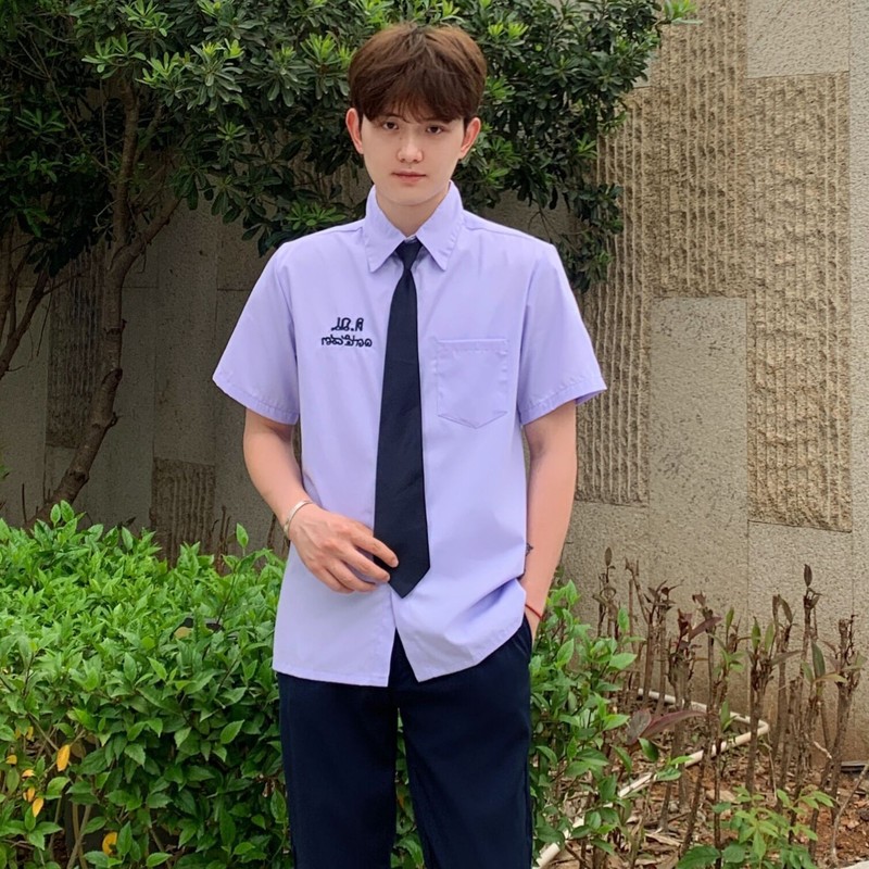 タイの学校制服 JK パフォーマンス服カレッジスタイル中学生と高校生半袖シャツ夏の卒業式制服スーツ|undefined