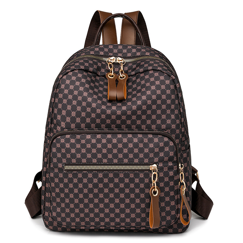 Venta al por mayor transfronteriza 2024 nueva mochila de cuero suave para mujer retro europea y americana