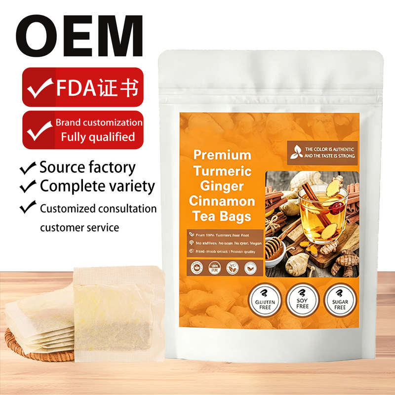 Turmeric Ginger Cinnamon Tea Bags OE M not for domestic sale