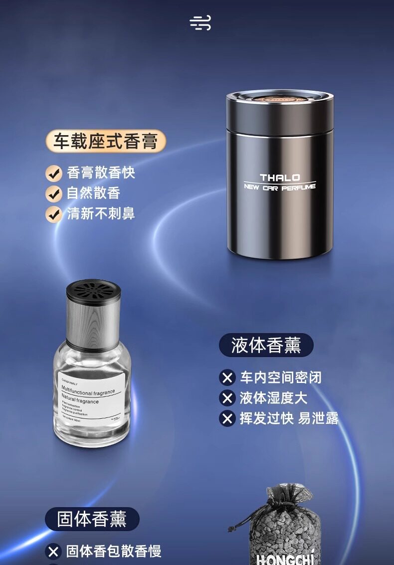 Osmanthus Car Fragrance New Model Solid Balm for Men, High-End Long-Lasting Car Perfume