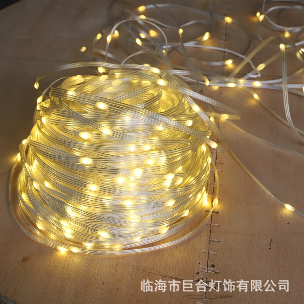 LED灯串八功能USB防水电池盒遥控皮线灯串铜线灯串圣诞装饰彩灯串-阿里巴巴