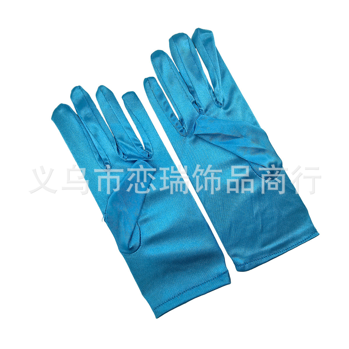 Vestido de color sólido guantes satin guantes de novia guantes de Halloween maquillaje fiesta damas guantes cortos