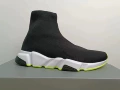 First Generation Sock Shoes in Black White Yellow