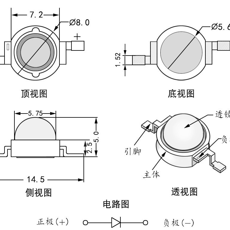 1w̹led̨ƾ۵520nmɫƷ