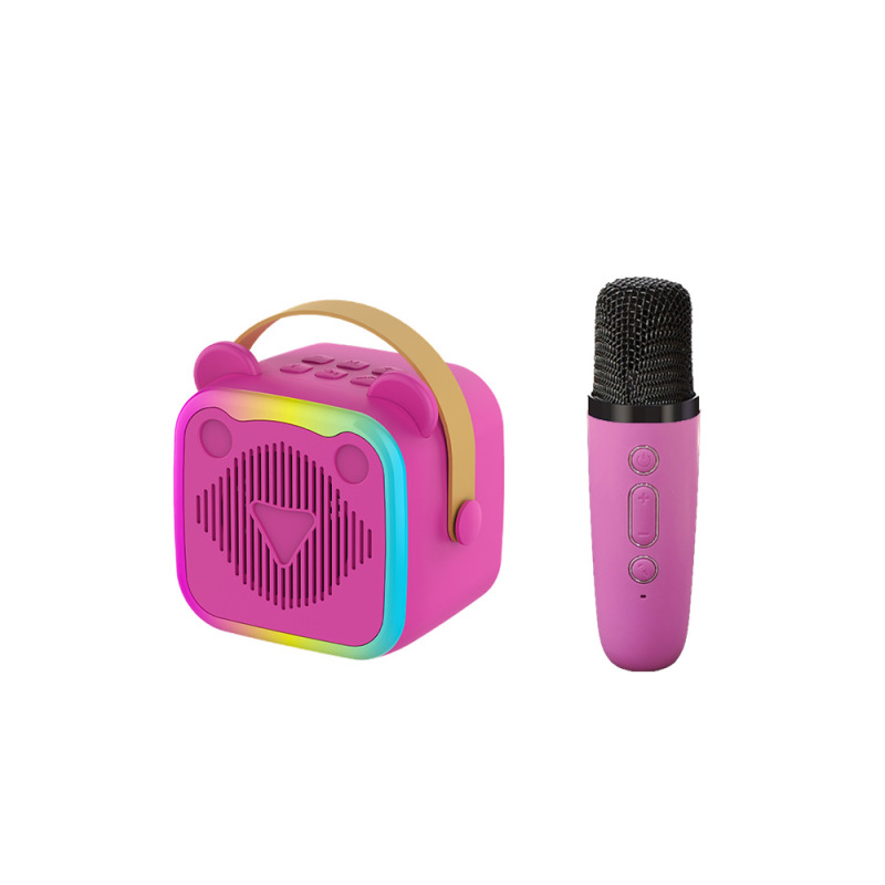 カラオケ Bluetooth K10 スピーカー マイク 歌うオーディオ オールインワン マイク付き 誕生日プレゼント 女の子 子供の日 K12|undefined