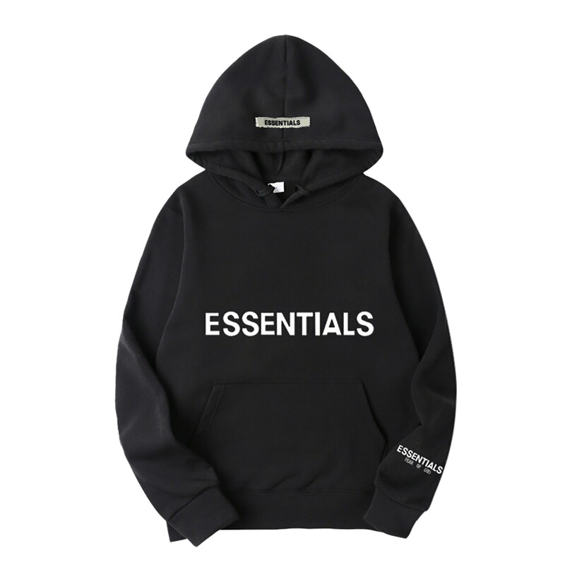 FEAR OF GOD double-line Essentials trend new chest LOGO pressure rubber hooded vests FOG FEAR OF GOD double-line Essentials trend new chest LOGO pressure rubber hooded vests FOG