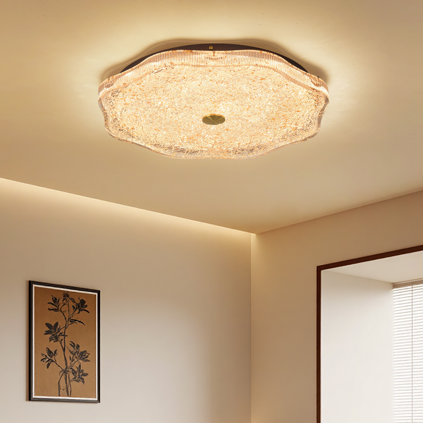 Lámpara de techo del dormitorio italiano minimalista 2026 nuevo estilo moderno simple ligero lujoso sensación de lujo de lujo superior lámpara de la habitación principal 413L