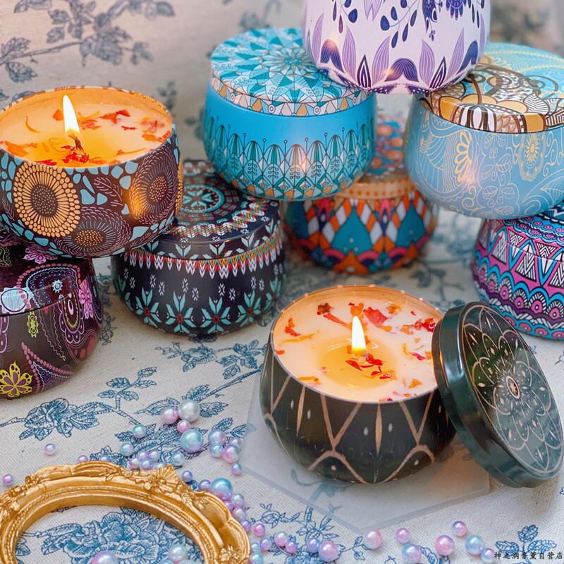 Dried Flower aromatherapy candle female bedroom indoor incense lasting romantic sentiment niche high-end decoration gift hand gift Dried Flower aromatherapy candle female bedroom indoor incense lasting romantic sentiment niche high-end decoration gift hand gift