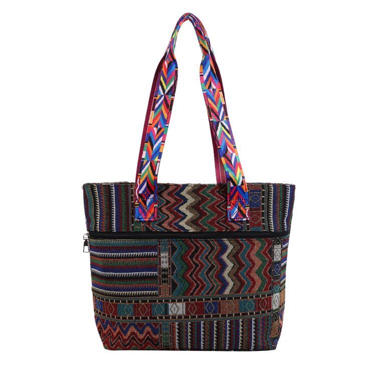 Nuevas bolsas transfronterizas, bolsas de mano de mujer, bolsas de tela de gran capacidad, bolsas de hombro de otoño 2024 nuevas bolsas de estilo nacional