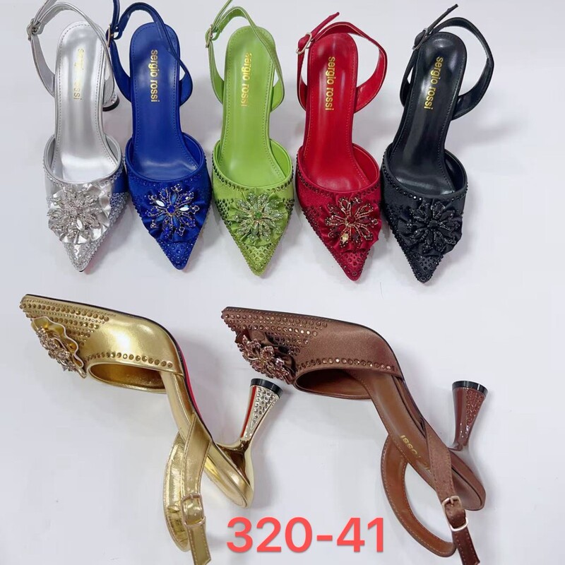 New Cross-Border Foreign Trade Style High-Heeled Sandals with Large Rhinestones and Elastic Straps, Paired with Retro Fashion Shoes New Cross-Border Foreign Trade Style High-Heeled Sandals with Large Rhinestones and Elastic Straps, Paired with Retro Fashion Shoes
