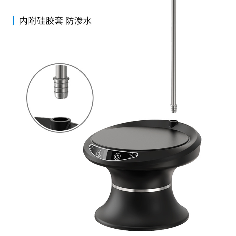 Bomba de agua eléctrica recargable panel Ultra ancho manos libres cuantitativa salida de agua hogar agua mineral barril bomba de agua