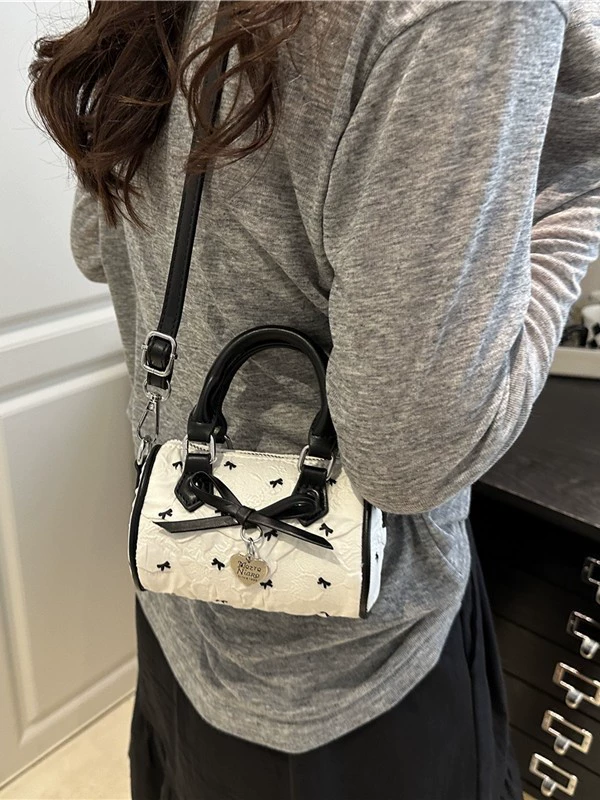 Children's bag with bow, shoulder bag, cute one-shoulder bag