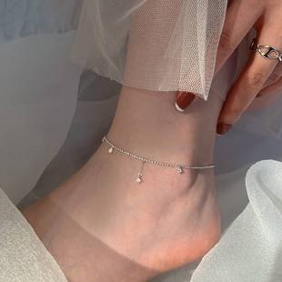 Tassel Anklet for Women, High-End Sense 2025 New Trendy Internet Celebrity Girls Niche Anklet Sexy Ladies Anklet Foot Jewelry