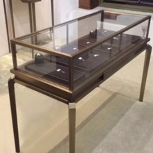 珠宝首饰柜台珠宝首饰柜台定制商场玻璃展示柜样品展览陈列柜