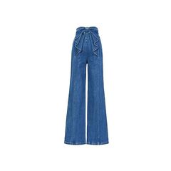 劉亦菲と同じスタイルの女性用春服 2025 新しいハイウエストワイドレッグリボンジーンズルーズ BF レイジースタイル