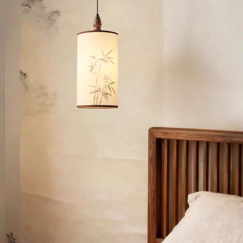 Song Dynasty aesthetic bedroom bedside chandelier, ink painting bar counter, restaurant, tea room, Zen-style study, new Chinese-style chandelier Song Dynasty aesthetic bedroom bedside chandelier, ink painting bar counter, restaurant, tea room, Zen-style study, new Chinese-style chandelier