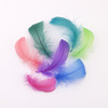 Manufacturers supply a large amount of spot 5-8cm dyeing goose feathers, colorful feathers wholesale