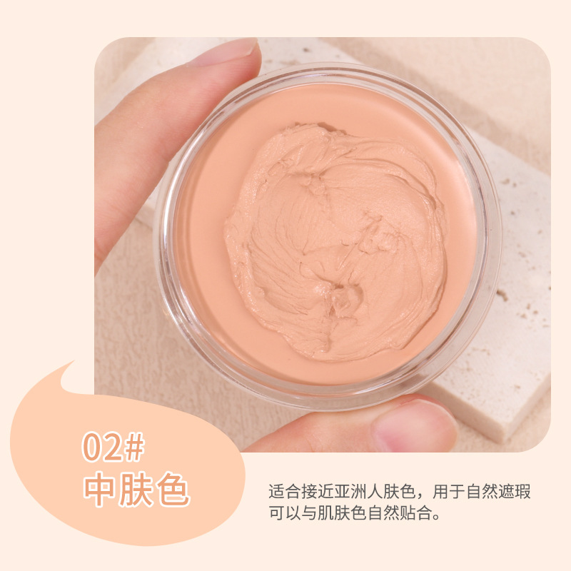 Mexier Natural Concealer, crema de base para cubrir las manchas faciales, acné, cicatrices, tatuajes, maquillaje, concelador líquido. image 8