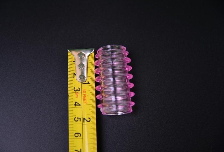 Caterpillar Crystal Delay Ring TPE Locking Sun Ring Adult Toy — detail image 60