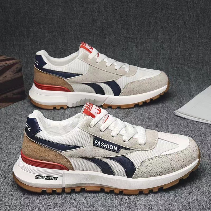 Nuevos zapatos de pareja coreanos de estilo gay, zapatos de malla Gump, zapatos de moda para hombres, zapatos de mujer, zapatos de waffle, zapatos casuales transpirables image 3