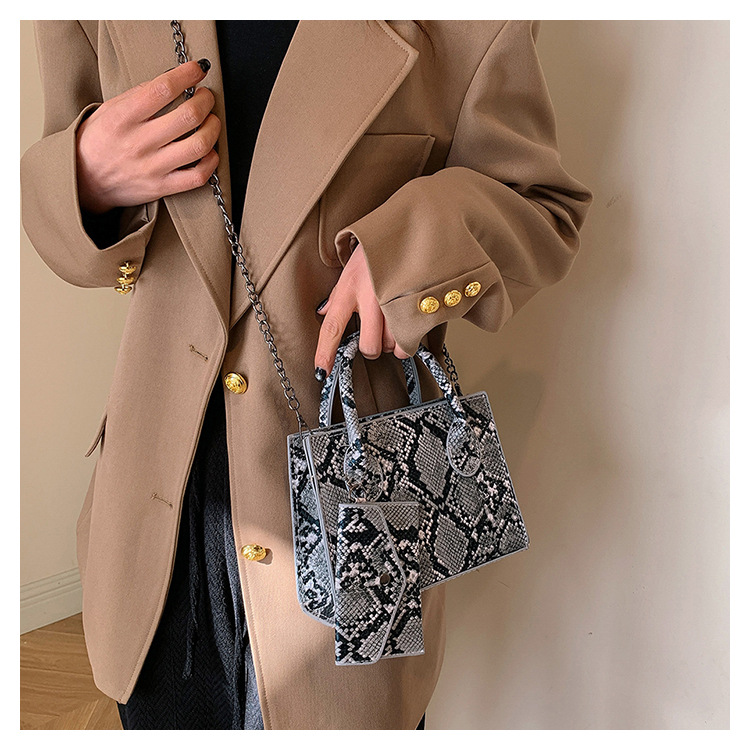 Elegante schlange muster einfache textur handb 2024 neue modische design einzelne schulter crossbody mutter kleine quadratische_voghion.com