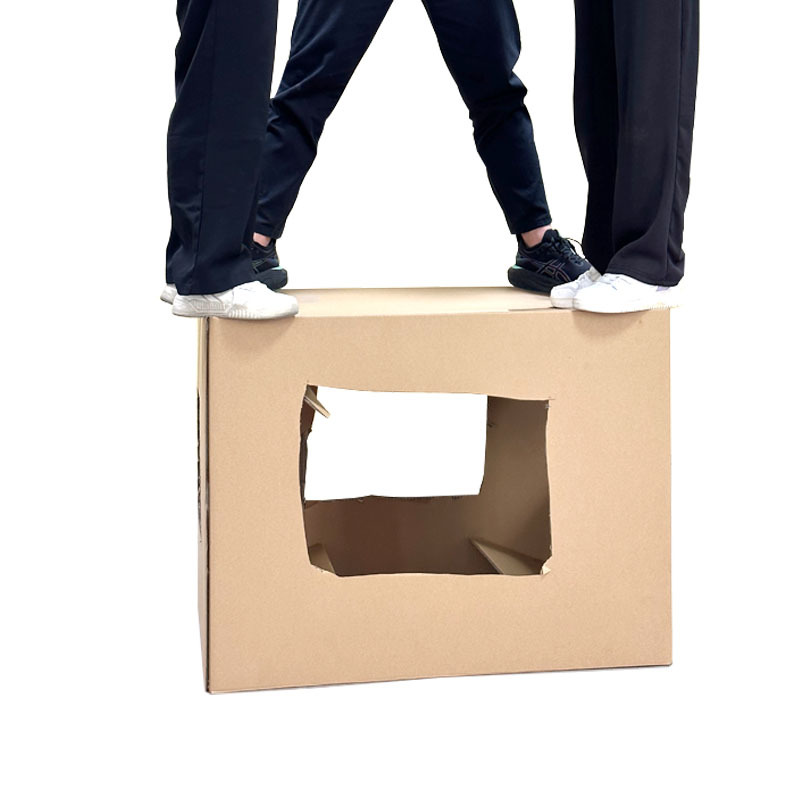 Caja grande de embalaje de cartón cuadrado caja de almacenamiento de movimiento extra duro de cinco capas logística embalaje cartón postal