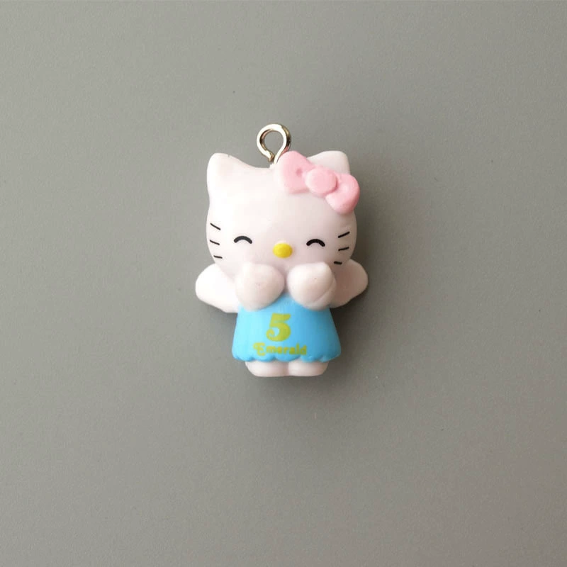 Hello Kitty, маленькая мини-фигура, подвеска, handmade