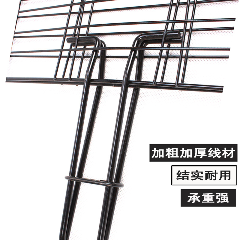 Directo de fábrica barbacoa tres Red de pescado negro Red de barbacoa al aire libre clip de barbacoa antiadherente cesta para hornear