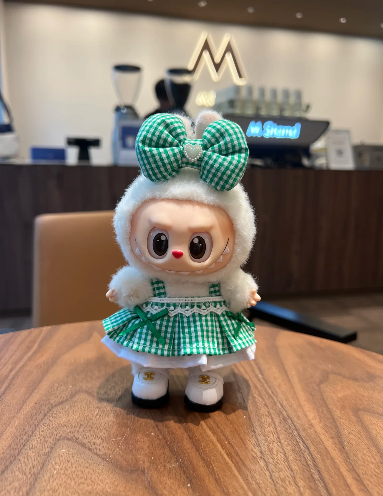 ラブブ labubu ビニール コカ・コーラ ベビー服 第一世代、第二世代、第三世代 17cm 夏用 座り立ちオーバーオールスーツ