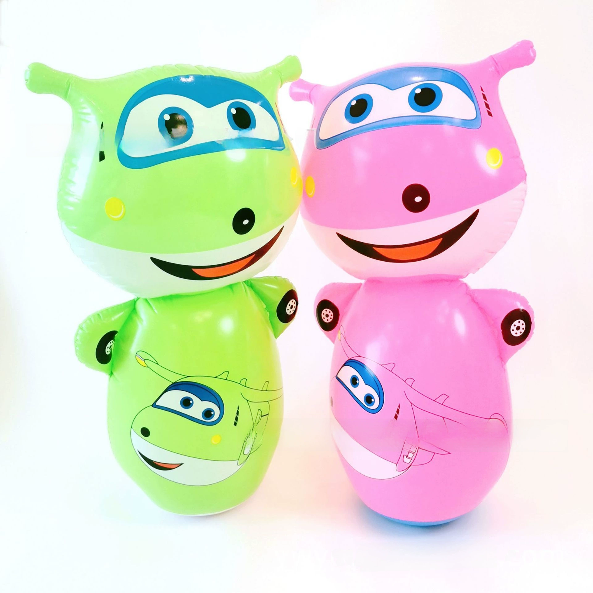 Inflatable toy, plastic percussion instruments PVC, cartoon roly-poly doll