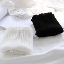 洛丽塔蕾丝边纯白色少女内裤 日系包臀纯棉裆中腰女士短裤C089-A4