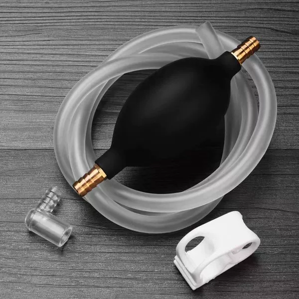 Copper ball + 1.5 meters self-pipe + 2 elbow + water stop clamp