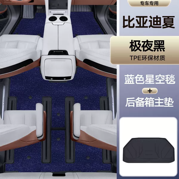 Doormat, blue starry sky, made of TPE