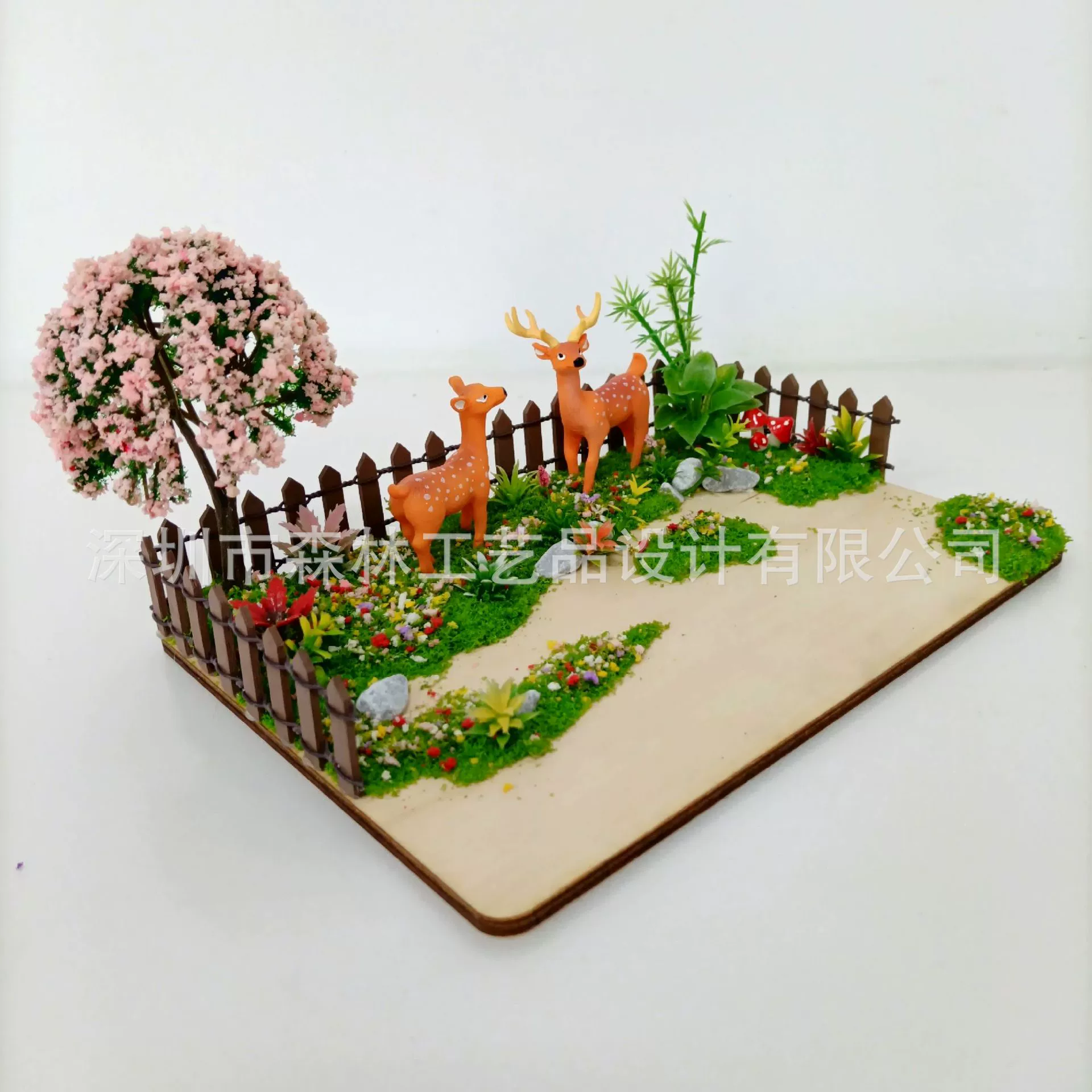 Креативная микросцена для детского сада DIY ручной работы олень с вашей материальной сумкой детские подарки для родителей и детей