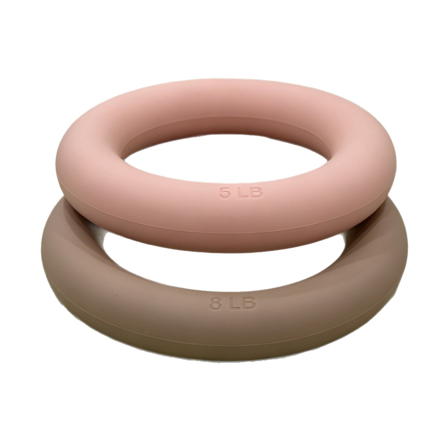 Dumbbell redondo de silicona fijo equipo de fitness yoga pilates entrenamiento de fuerza dumbbell redondo de silicona