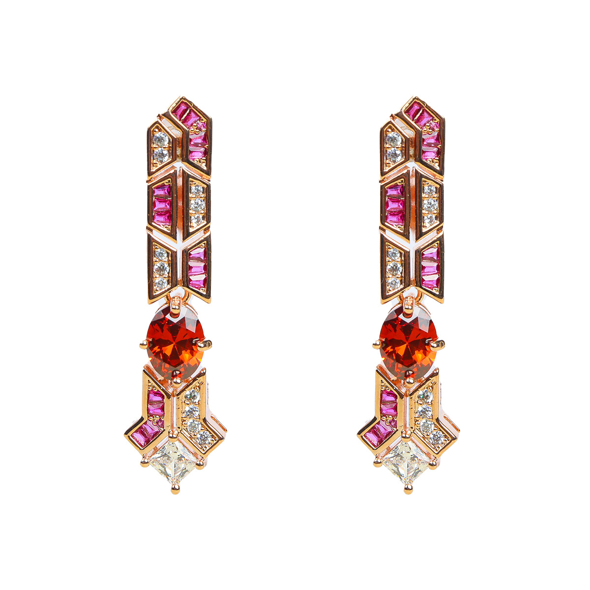 Cubic Zirconia And Pearl Stud Earrings For Everyday Elegance_voghion.com