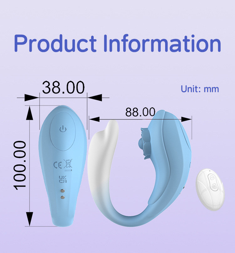 Neuer, per App fernsteuerbarer, U-förmiger, tragbarer Vibrations-Ei-Masturbator für Erwachsene mit verschiedenen Frequenzen – ideal für den Außenbereich._voghion.com