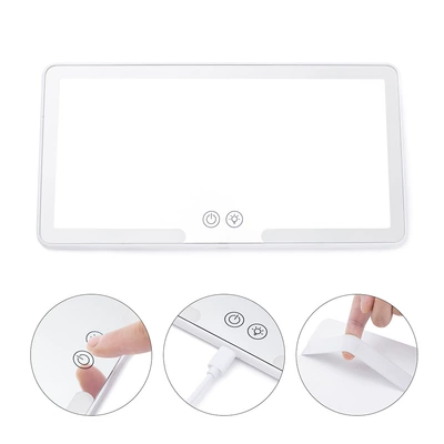 Portable Led Makeup Mirror, Sun visor rearview mirror