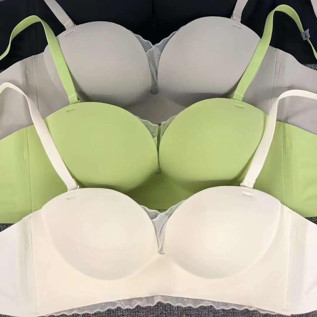 Inventario de productos de cola del sudeste asiático nuevo en línea celebridad en vivo joven lisa reunida ropa interior sin huellas reunida sujetador sujetador