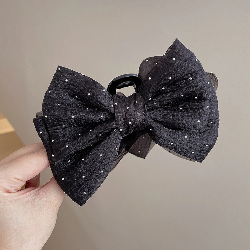 Accesorios para el cabello de pinza de tiburón de acrílico grande de Corea, clip de agarre para el cabello de disco simple, tocado de horquilla de cabeza femenina al por mayor