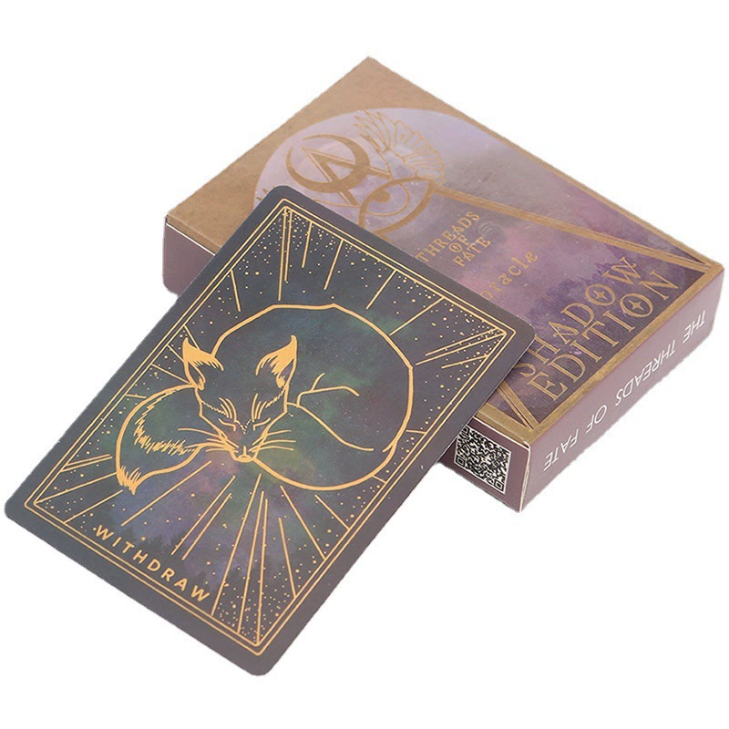 Таро на заказ, золотая горячая ПВХ «Морковная башня», Phantom Oracle — аниме-карты, игровые покер-карты