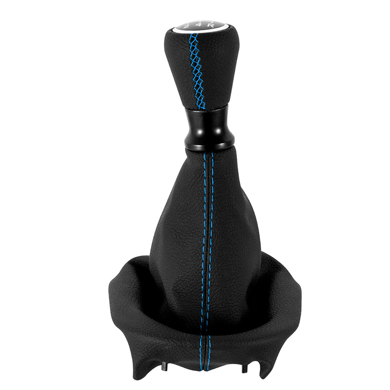 Suitable for Peugeot Citroen 206 Wrapped Leather Handball, Shift Dust Cover, Shift Lever Handball Integrated