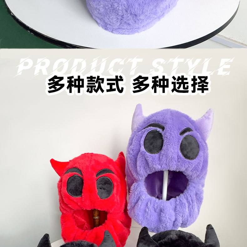 Cross-Border Plush Personalized Animal Helmet Protective Cover Motorcycle Head Accessories Motorcycle Unicorn Stitch Pig Head Headgear