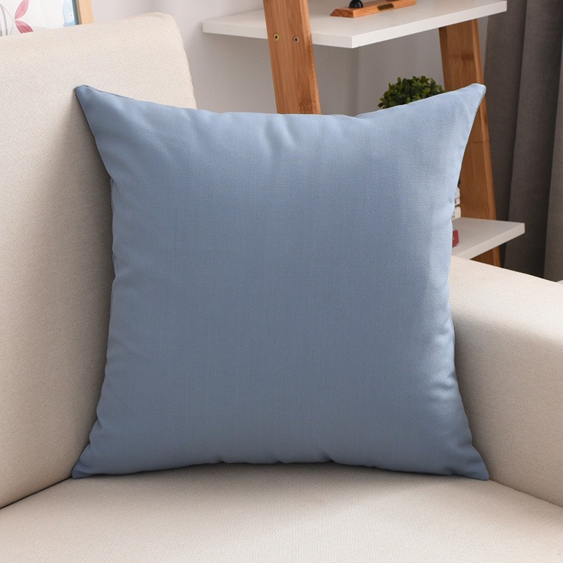 Cojín de asiento de algodón y lino para oficina y sofá