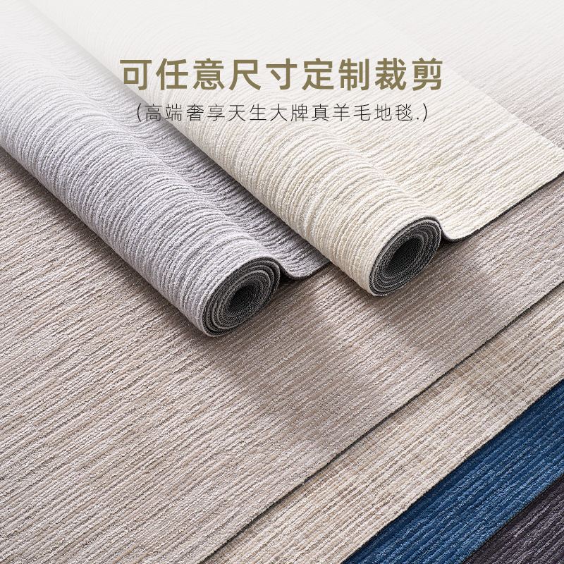 Fábrica de fuente de lana alfombra doméstica sala de estar sofá mesa de té mantas antisucias fáciles de cuidar mantas de cama personalizadas