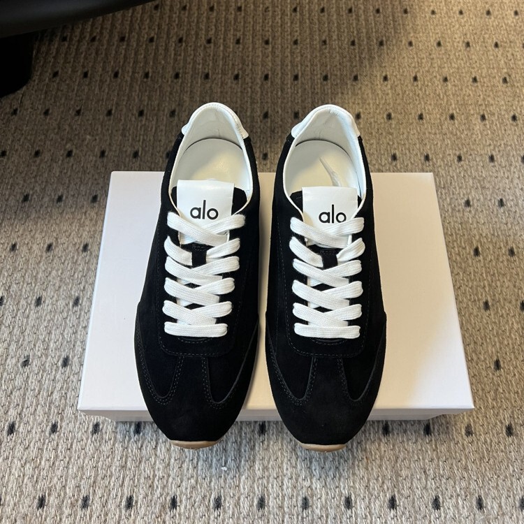 Alo Yoga Sunset Sneaker复古德训鞋休闲运动鞋平底阿甘鞋|undefined