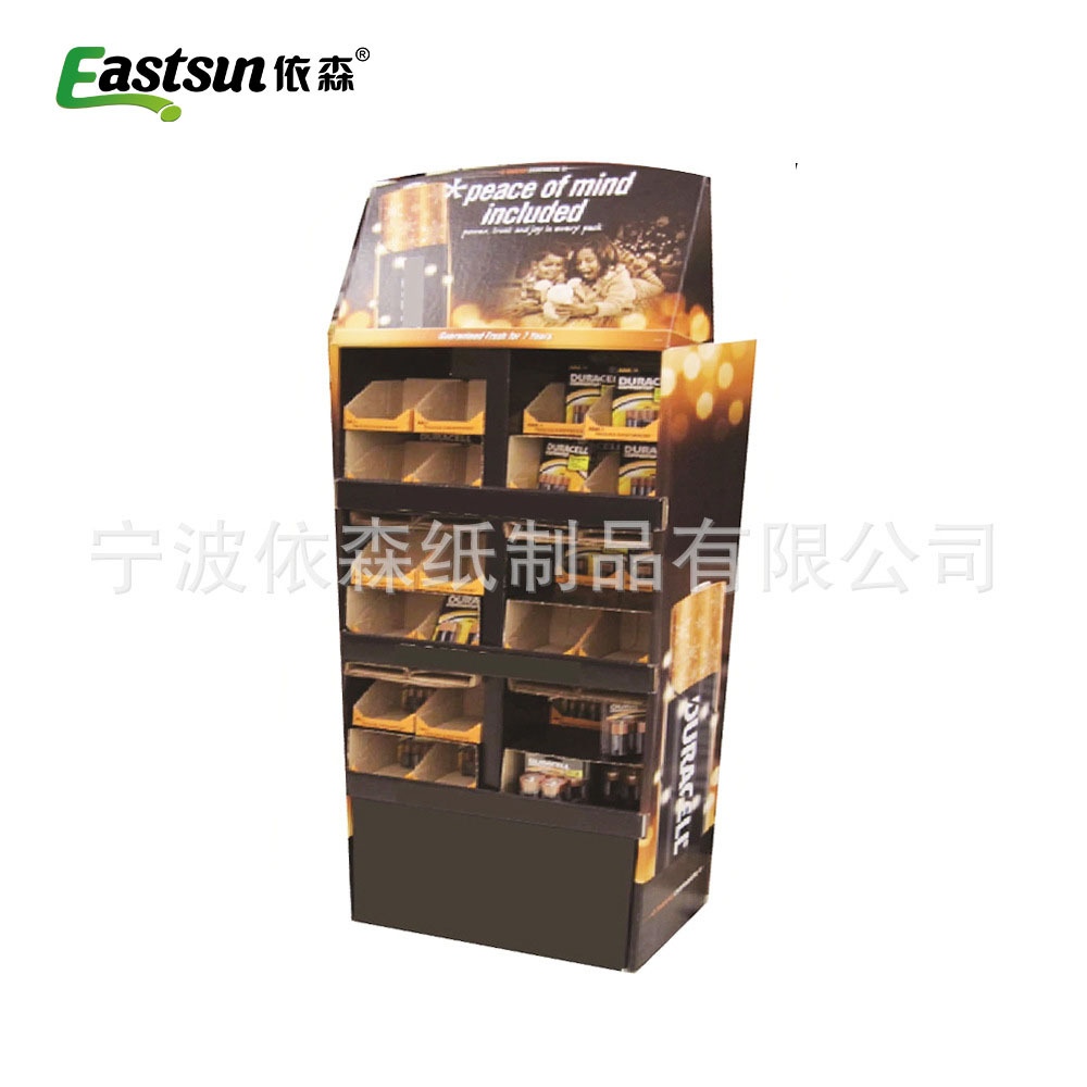 纸展架 瓦楞纸陈列架 纸类陈列架 纸制展示柜 纸陈列盒